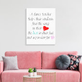 Liefde om dans canvas kunst aan de muur te leren (Insitu (Woonkamer))
