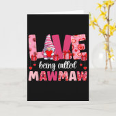 Liefde om Mawmaw Valentine Mawmaw Valentin te word Kaart (Gele Bloem)