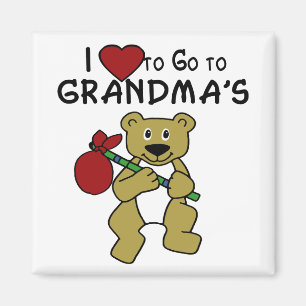 Liefde om naar oma te gaan magneet