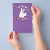 Liefde om te dansen flyer (Hand)