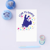 Liefde om te dansen flyer (Enkel)