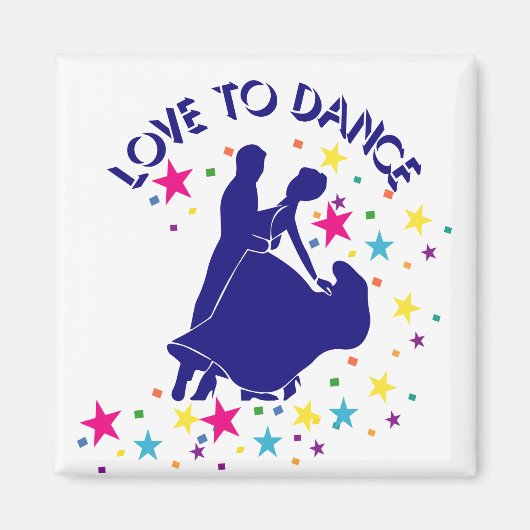 Liefde om te dansen magneet (Voorkant)