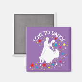 Liefde om te dansen magneet (Voorkant / Achterkant)