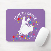 Liefde om te dansen muismat (Met muis)