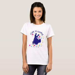 Liefde om te dansen t-shirt