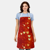 Liefde om te koken - Heart Design Schort (Gedragen)