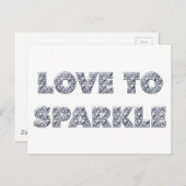 Liefde om te sparen briefkaart (Voorkant / Achterkant)