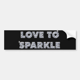 Liefde om te sparen bumpersticker