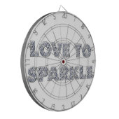 Liefde om te sparen dartbord (Voorkant Links)