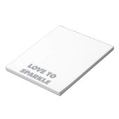 Liefde om te sparen notitieblok (Gedraaid)