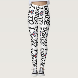 Liefde om Yoga Gym te dansen oefent Leggings uit