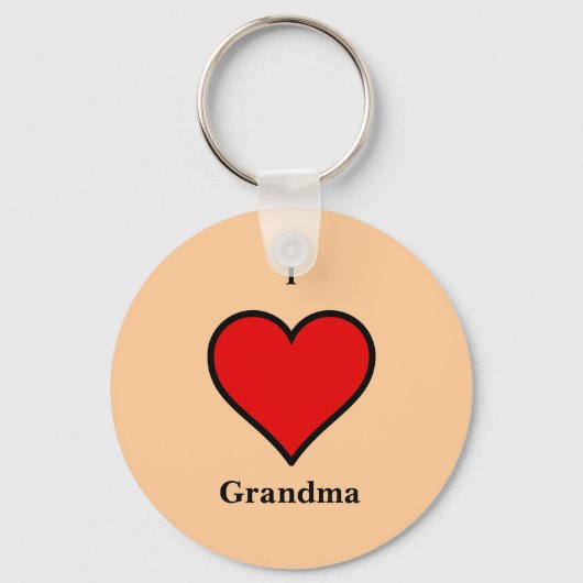 Liefde Oma Sleutelhanger (Voorkant)