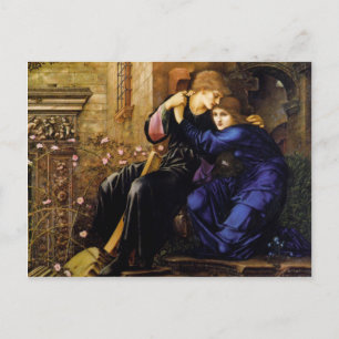 Liefde onder de Ruins - Edward Burne-Jones Briefkaart