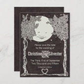 Liefde onder de sterren, bewaar de datum save the date (Voorkant / Achterkant)