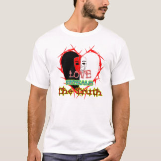 Liefde onthult de waarheid t-shirt