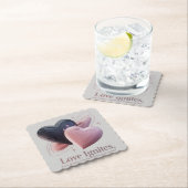 Liefde ontsteekt het Onderzetter van koppels (Insitu)