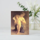 Liefde ontwapend - Bouguereau Briefkaart (Staand voorkant)