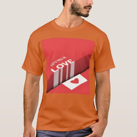 Liefde ontwerpt vrienden t-shirt (Voorkant)