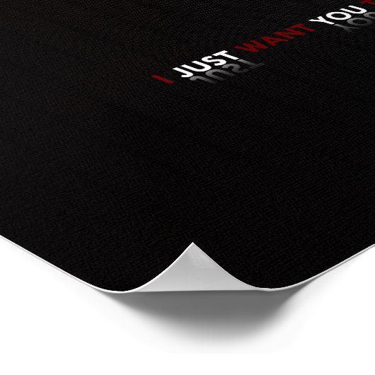 Liefde onvoorwaardelijk afdrukken poster (Hoek)