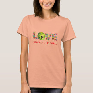 Liefde onvoorwaardelijk t-shirt