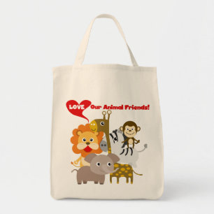Liefde onze diervrienden tote bag