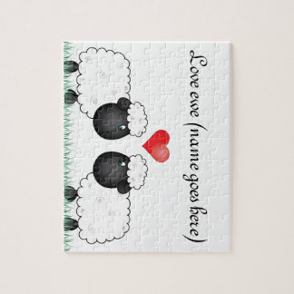 Liefde oowe schapen legpuzzel