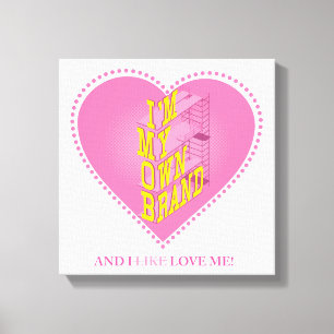 Liefde op Canvas Afdruk