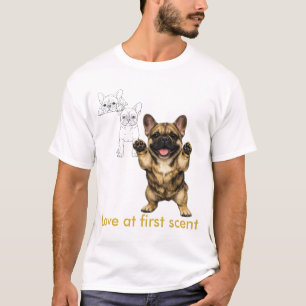 Liefde op de Eerste Geur – Franse Bulldog T-shirt