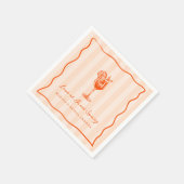 Liefde op de eerste Spritz Bruidsborrel  Servet (Hoek)