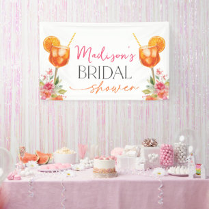 Liefde Op De Eerste Spritz Bruidsdiner Spandoek