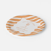 Liefde op de eerste Spritz Bruidsmeisjesfeest Ital Papieren Bordje (Gekanteld)