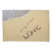 Liefde op een beach Custom Pillow-Hoesje Kussensloop (Voorkant)