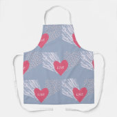 Liefde op een hart schort (Voorkant)