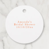 Liefde op eerste spritz Vrijgezellenfeest dank je Bedankjes Labels (Achterkant)