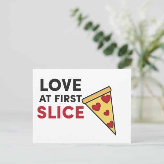 Liefde op eerste stuk briefkaart (Staand voorkant)