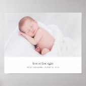 Liefde op First Sight Baby Foto Poster (Voorkant)