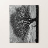 Liefde op grijze schaal legpuzzel (Verticaal)