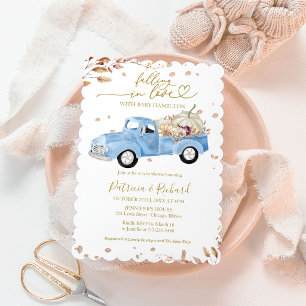 Liefde Op Het Eerste Gezicht Jongens Baby Shower B Kaart
