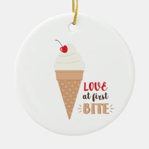 Liefde Op Het Eerste Gezicht Keramisch Ornament