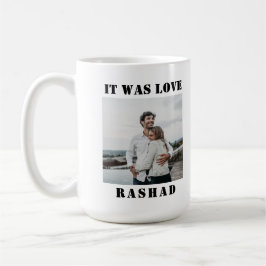 Liefde op het eerste gezicht paar koffie mok