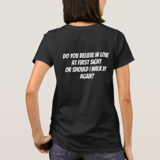 liefde op het eerste gezicht t-shirt