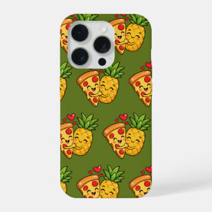 Liefde Op Het Eerste Plakje - Pizza Ontmoet Ananas iPhone 15 Pro Hoesje