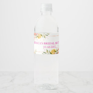 Liefde op het eerste Spritz Bruidsdouche Water Waterfles Etiket