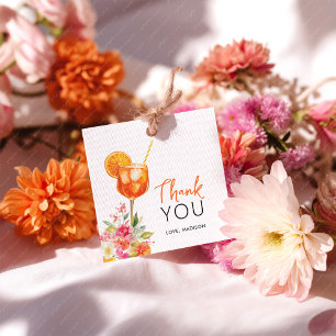 Liefde Op Het Eerste Spritz Bruidsfeest Favor Tags Bedankjes Labels