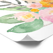 Liefde op het eerste Spritz Helder Bruiloftsfeestj Poster (Hoek)