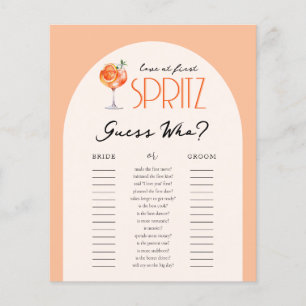 Liefde Op Het Eerste Spritz Raad Wie Bruidsfeest S
