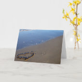 Liefde op het strand kaart (Gele Bloem)