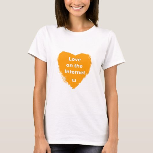Liefde op internet - Wattpad T-shirt (Voorkant)