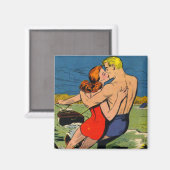 Liefde op ski's magneet (Voorkant / Achterkant)