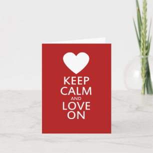 Liefde op Valentijnsdag Feestdagen Kaart